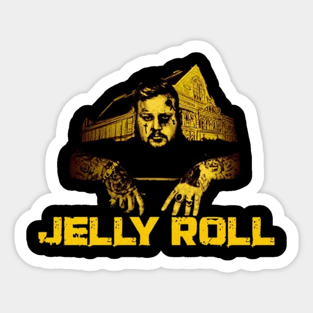 Jelly roll Sticker by shadowNprints
